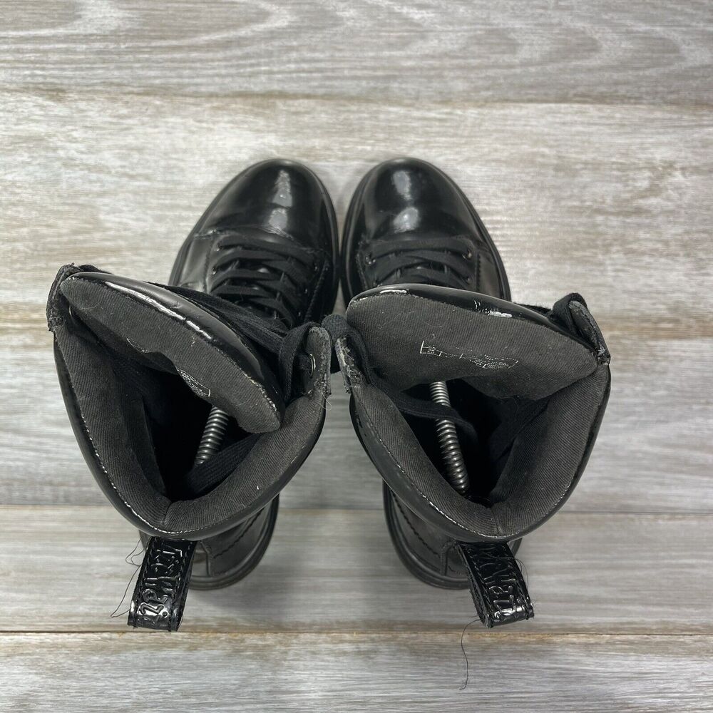 Dr. Martens Women’s Fade Pony Paten Lamper Italian Hair On Leather Boots Size 7 - Picture 9 of 13